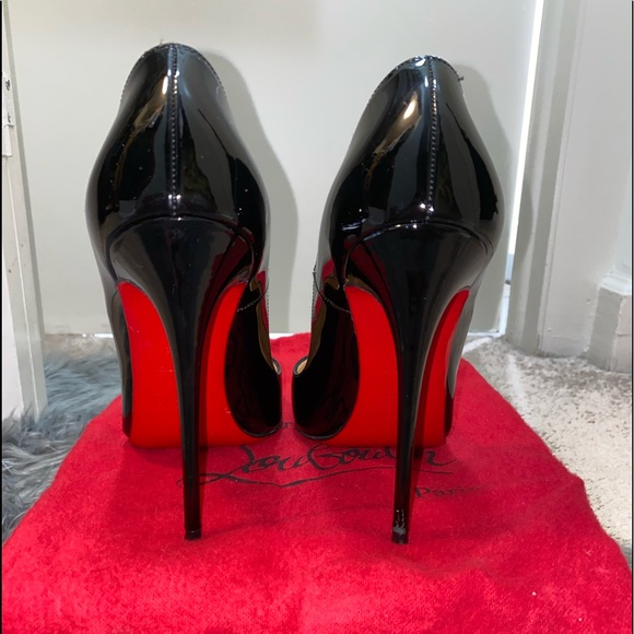 Christian Louboutin So Kate 120mm Black Pat. 38.5 - Picture 4 of 7